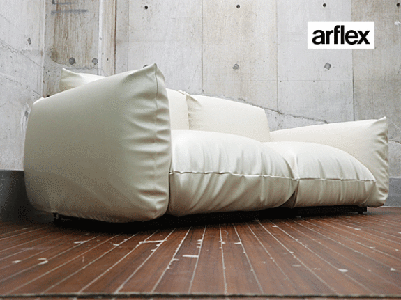 arflex】アルフレックス MARENCO マレンコ 2人掛けソファ アイボリー