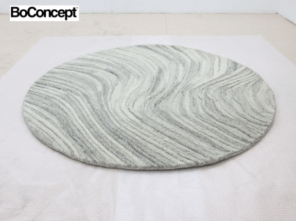 BoConcept】ボーコンセプト FURROW ラウンド/円形 ラグ/カーペット
