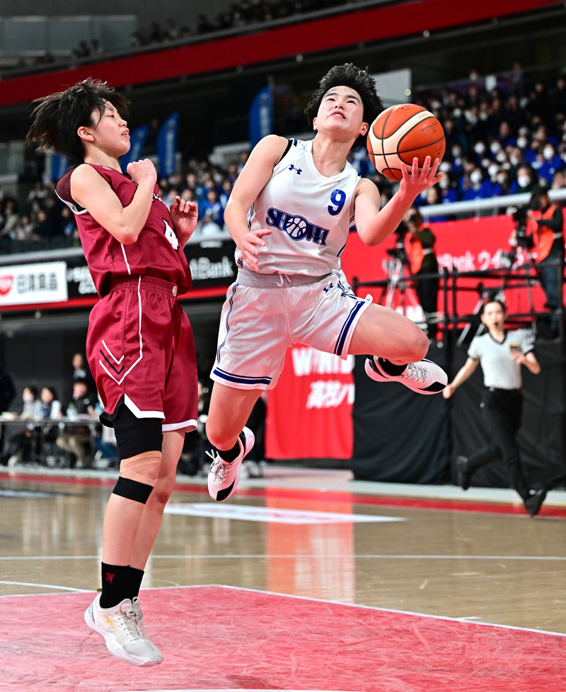 前半の得点差重く 昭和学院 高校バスケ・ウインターカップ | 千葉日報