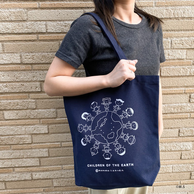 さくらももこデザイン「地球の子供たち」トートバッグ6/3(木)～発売