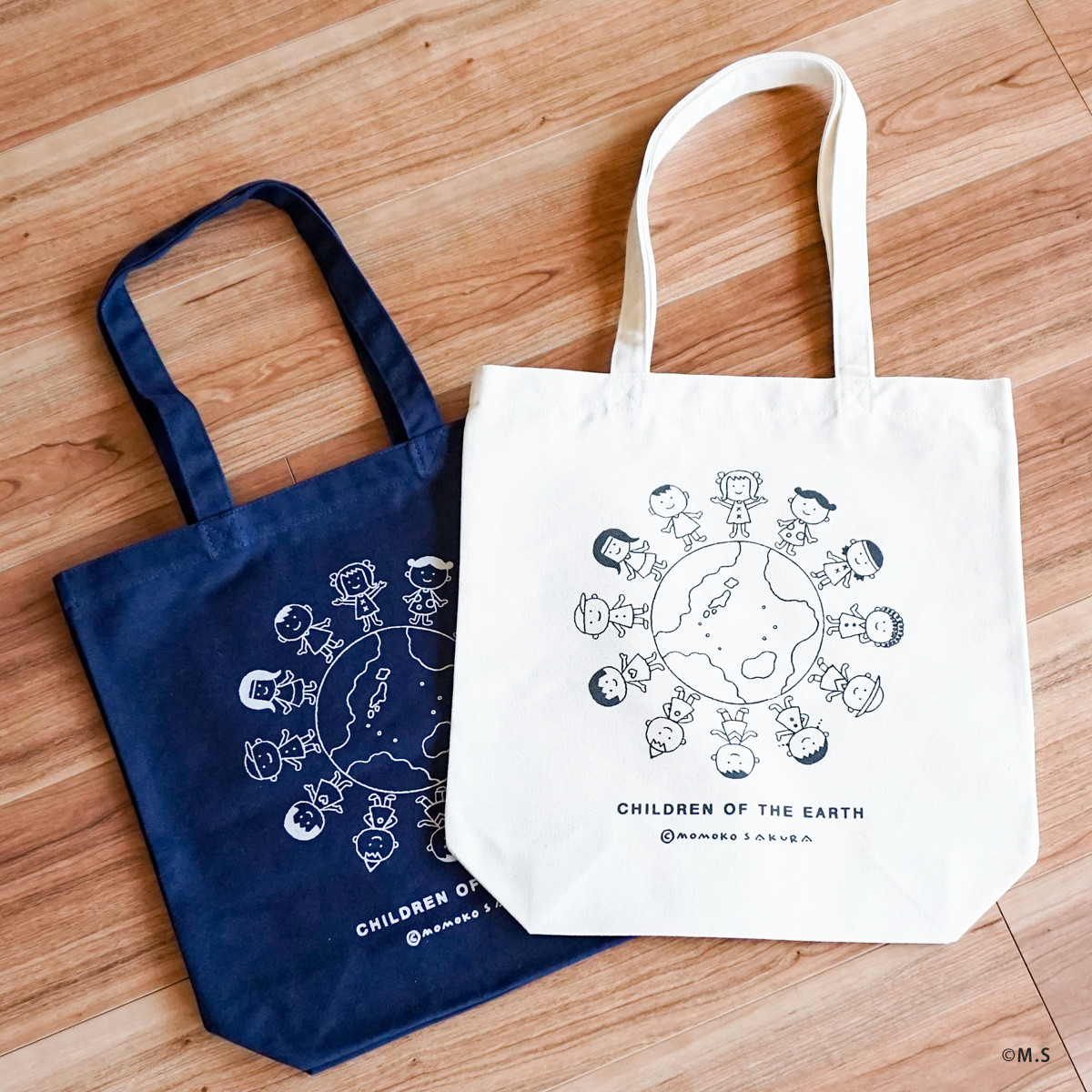 さくらももこデザイン「地球の子供たち」トートバッグ6/3(木)～発売