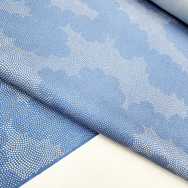 江戸小紋』雲取り鮫小紋