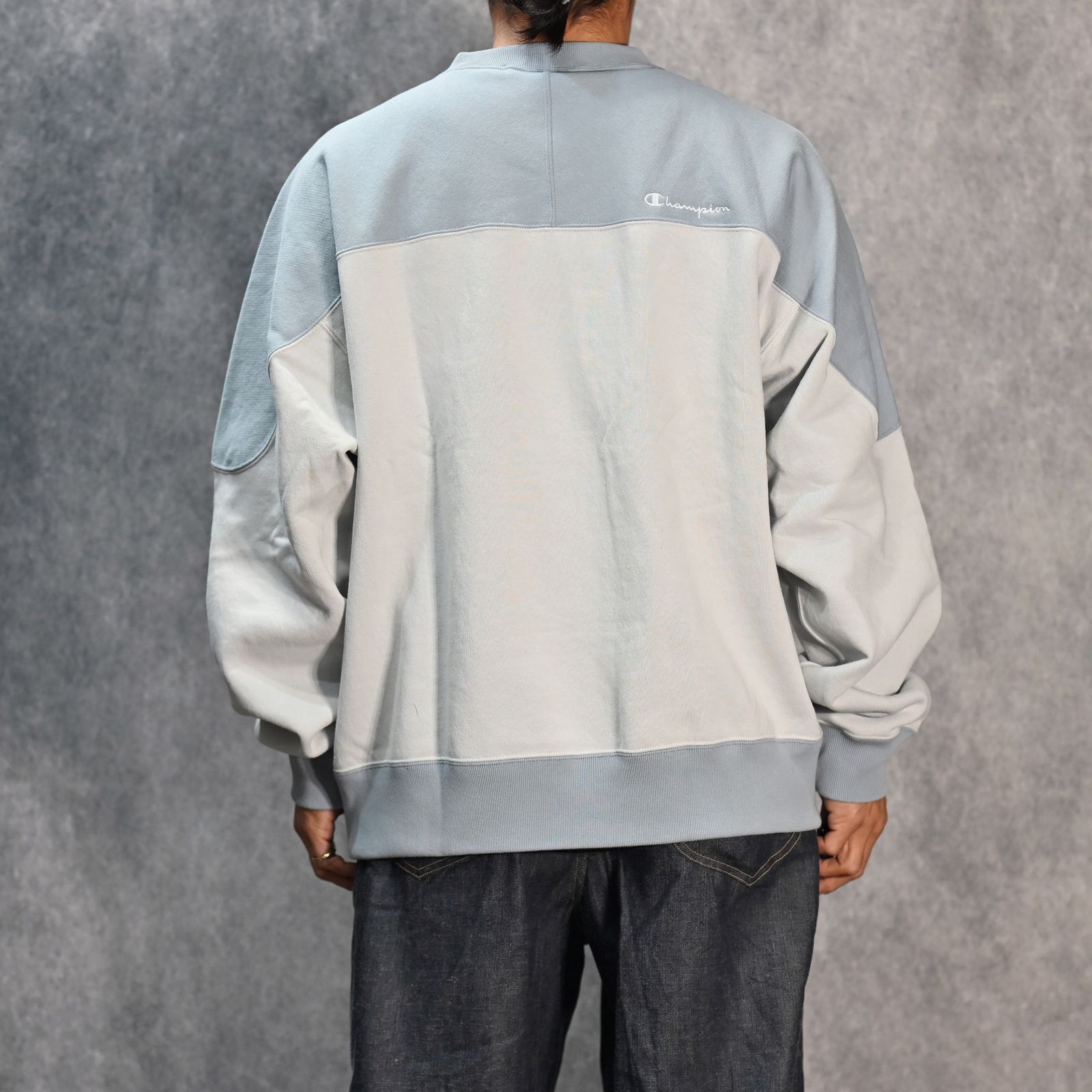 N.HOOLYWOOD - × Champion CREWNECK SWEAT （L.GRAY） / チャンピオン