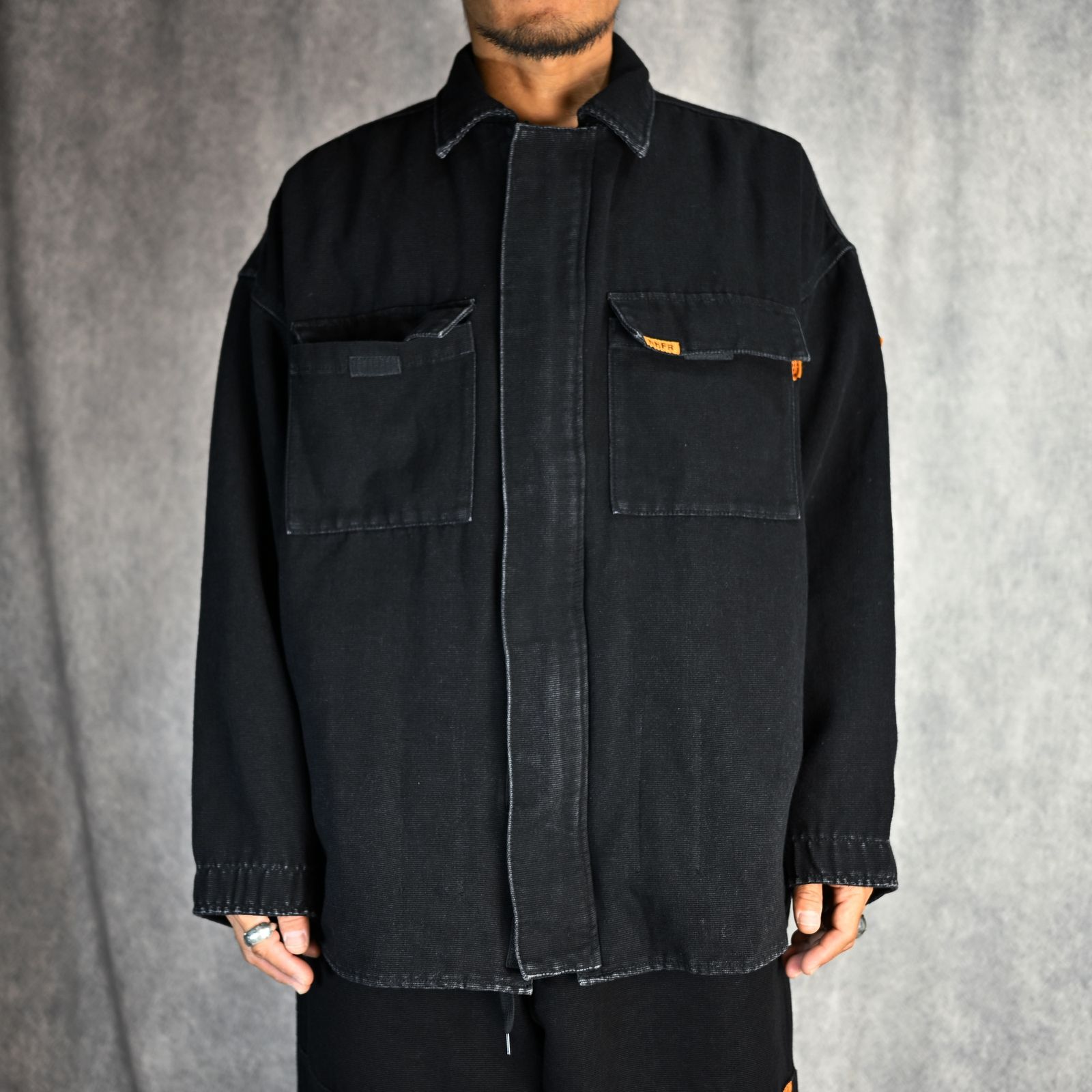 N.HOOLYWOOD - SHIRT BLOUSON (BLACK) - シャツブルゾン （ブラック