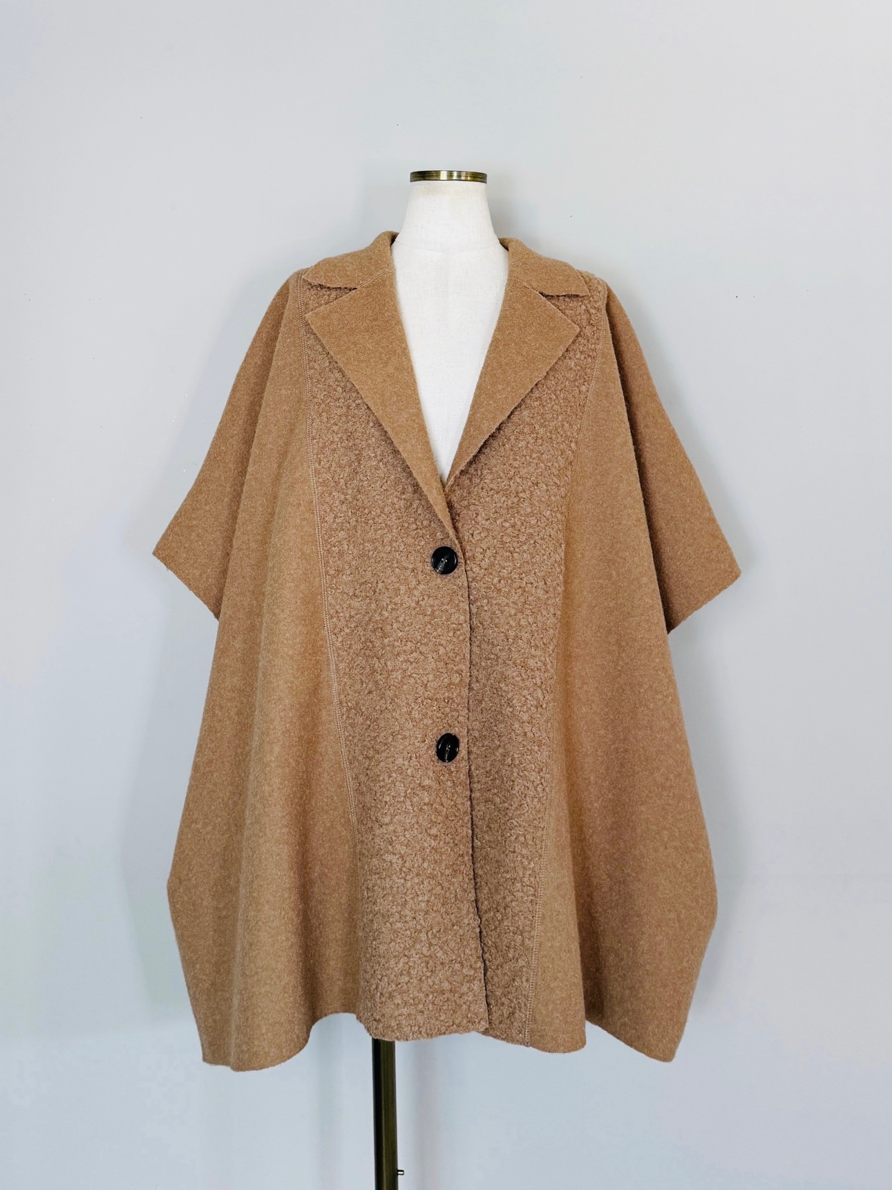 SELECT(セレクト) リバーシブルボアスライバーポンチョコート｜Praise