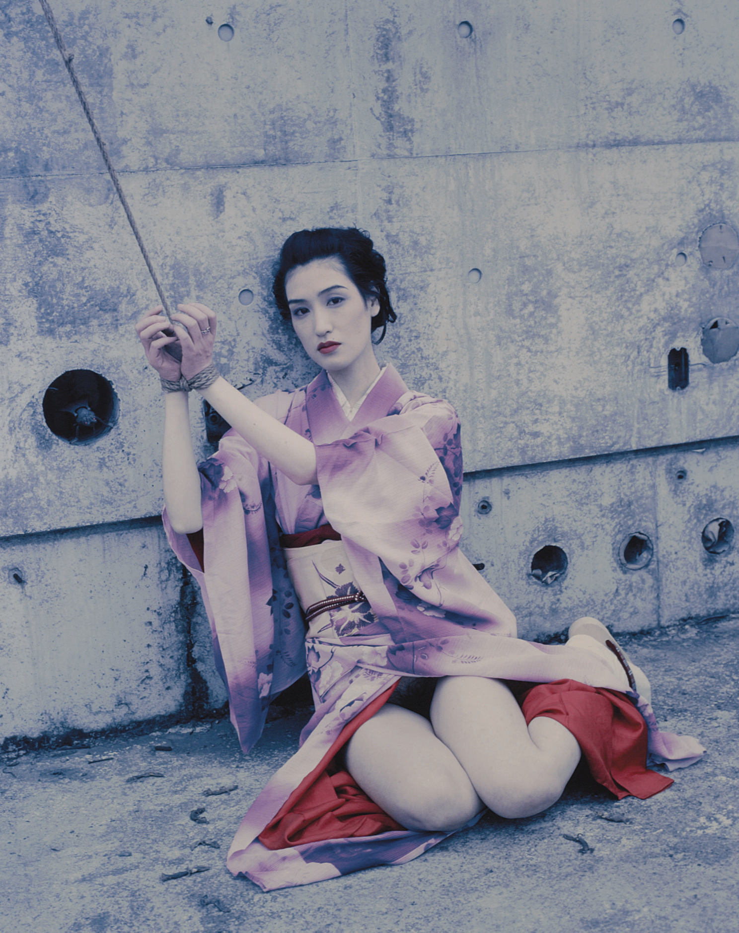 NOBUYOSHI ARAKI (b.1940 Japanese) , Untitled from '6x7 Hangeki
