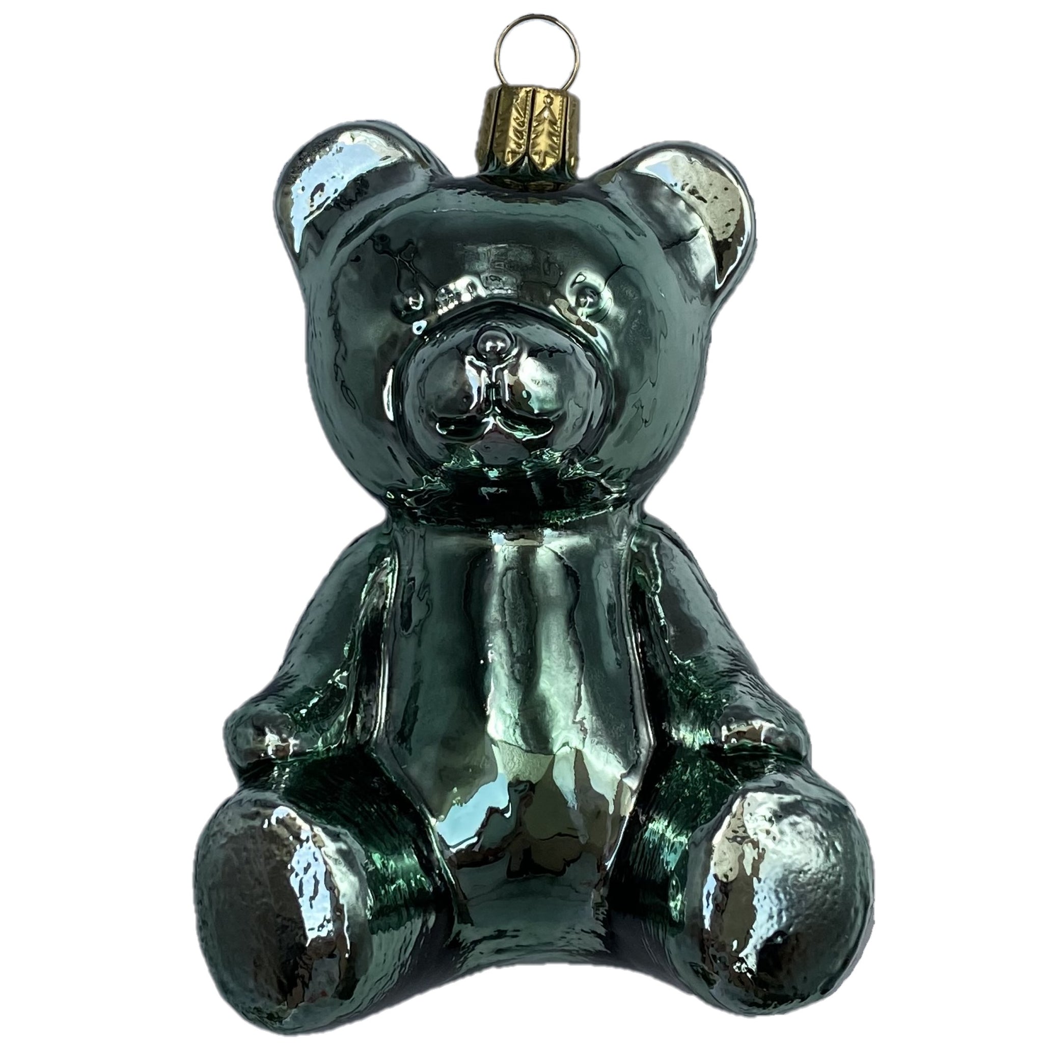 グラスオーナメント】テディベア☆全5種 ガラス オーナメント ドイツ製