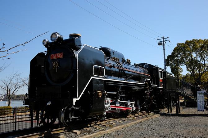 千波公園のデゴイチ（D51形蒸気機関車）とデゴイチを守る会 - 観光