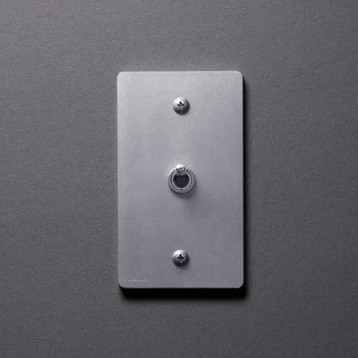 ゾルボンヌ ZS4-101 トグルスイッチプレート アルミダイカスト1連