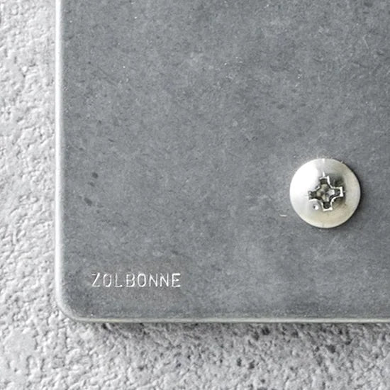 ゾルボンヌ ZS4-101 トグルスイッチプレート アルミダイカスト1連