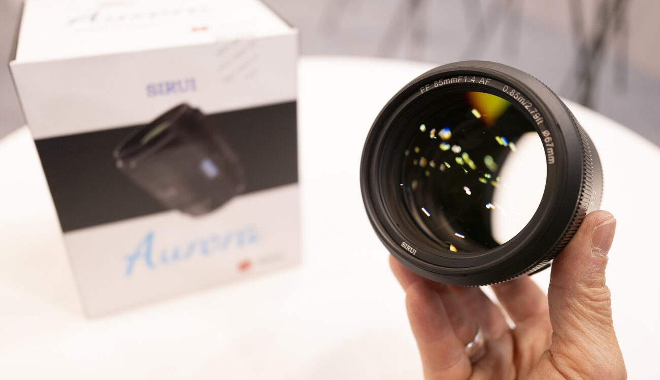 SIRUIがLマウントアライアンスにAurora 85mm F1.4レンズで参加 | CineD