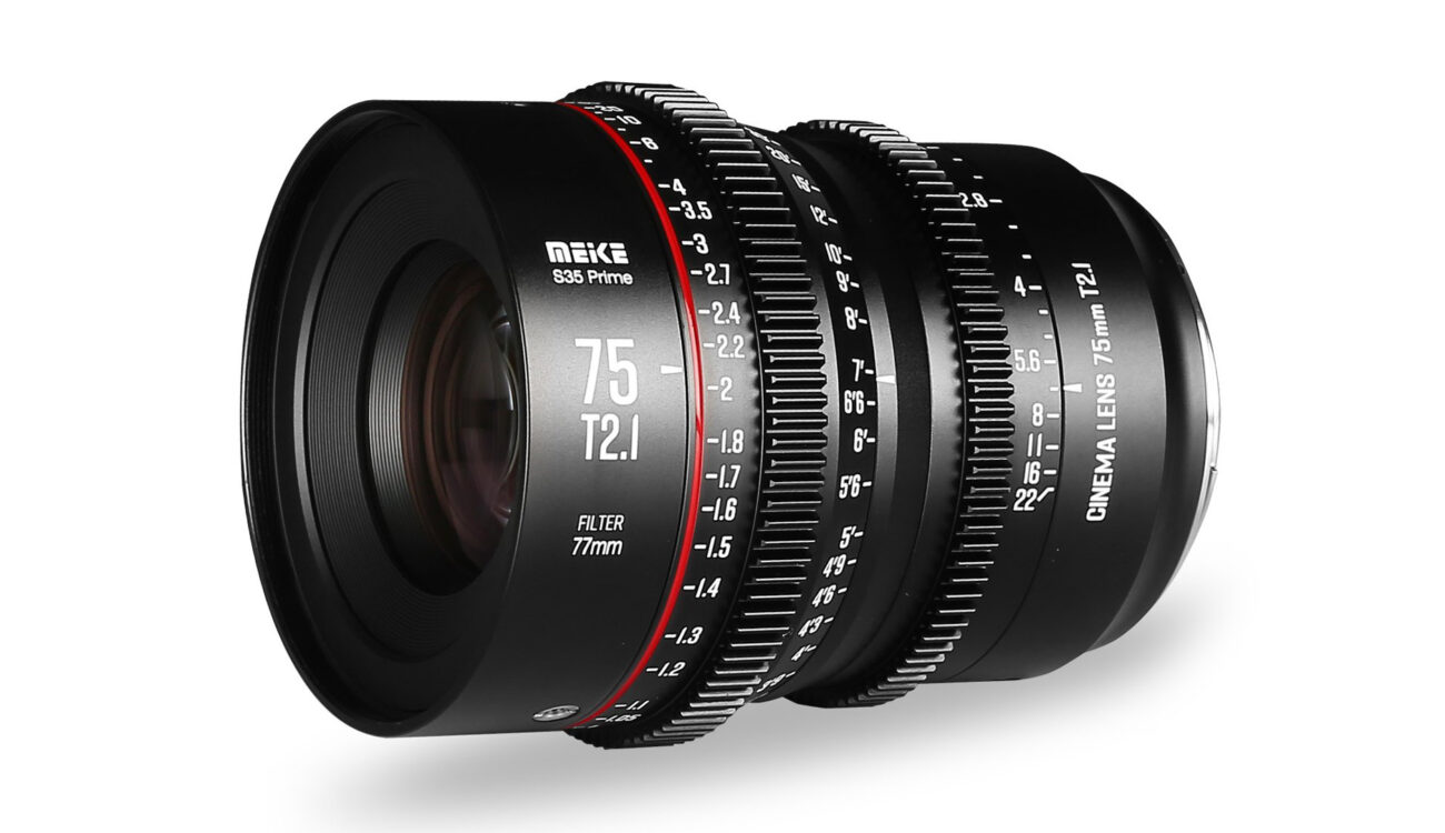 Meikeが75mm T2.1レンズを発売 － EFおよびPLマウントのS35シネマ用