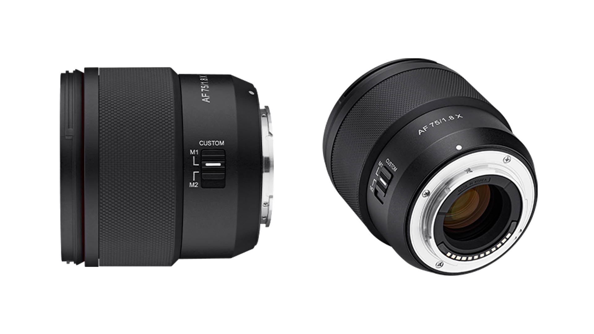 SAMYANGが富士フイルムXマウントカメラ用「SAMYANG AF 75mm F1.8 X」を