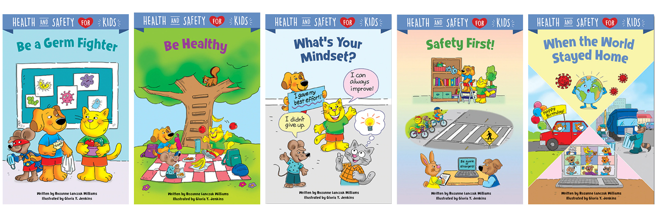 CTP絵本】HEALTH AND SAFETY FOR KIDS 絵本5冊+日本語訳+朗読音声QR