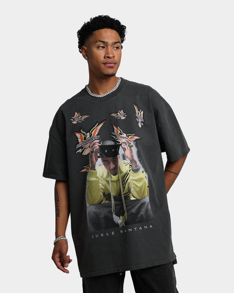 Dipset USA X Diplomats Juelz Santana Vintage T-Shirt Vintage Black