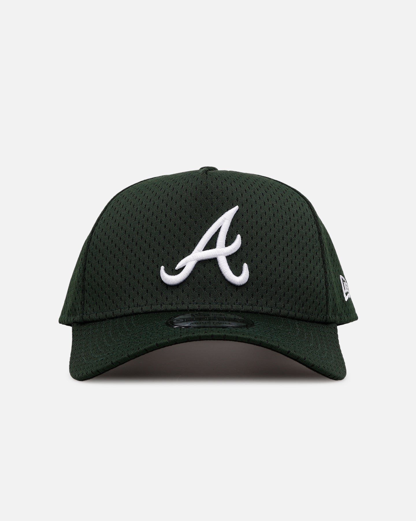 New Era Atlanta Braves 'Green Mesh' 9FORTY A-Frame Snapback Dark