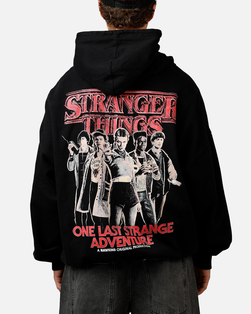 73Studio X Stranger Things Hawkins Heroes Hoodie Black | Culture