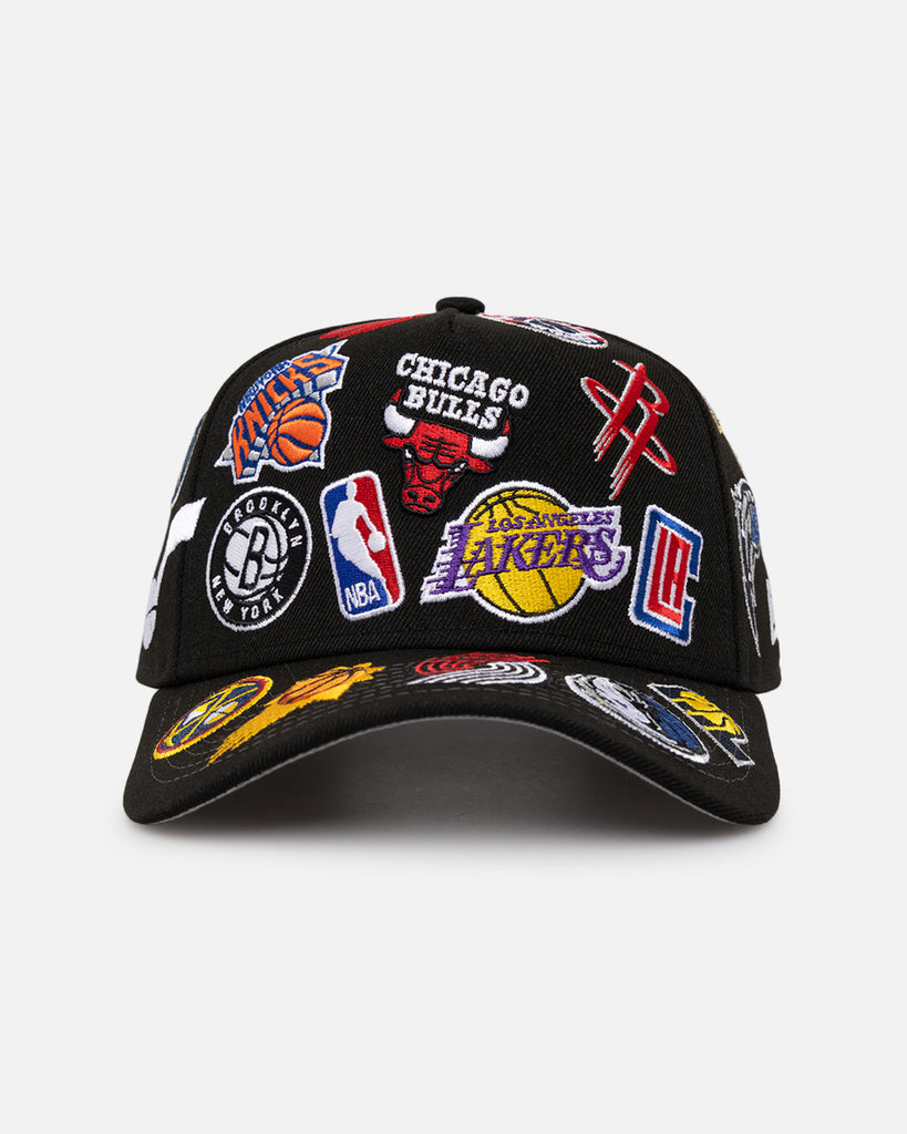 New Era NBA All Over 9FORTY A-Frame Snapback Black | Culture Kings US