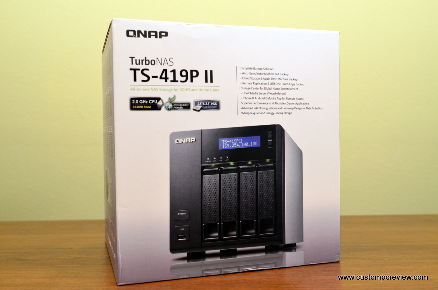 QNAP TS-419P II 4-Bay NAS Review | Custom PC Review