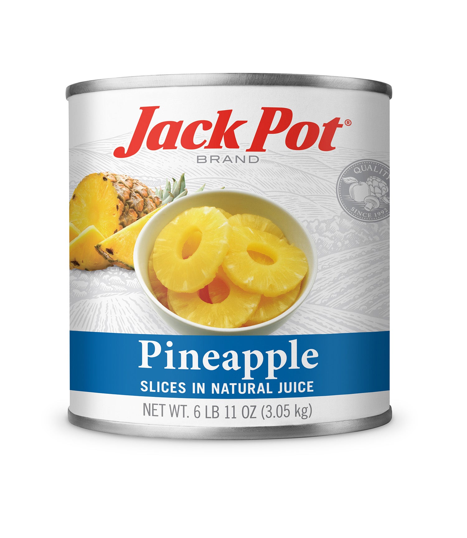 Pineapple Tidbits in Light Syrup | Jackpot - C. Pacific Foods