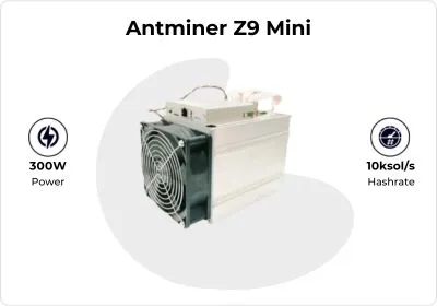 Bitmain Antminer Z9 Mini Equihash Algorithm Miner - CryptoMinerBros