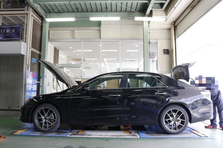 マークXにブリッツ車高調！ | 一宮店 | 店舗ブログ | タイヤ＆ホイール