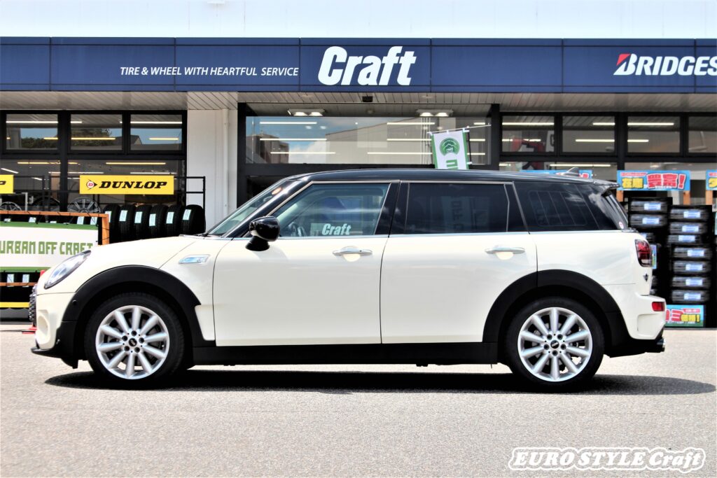 F54ミニ クラブマン クーパーSをH＆Rスプリングでローダウンして