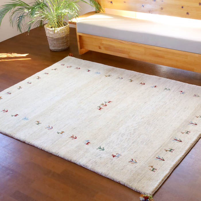 ギャッベリビングサイズ（200×150cm）｜手織ラグの店クラフトワーク