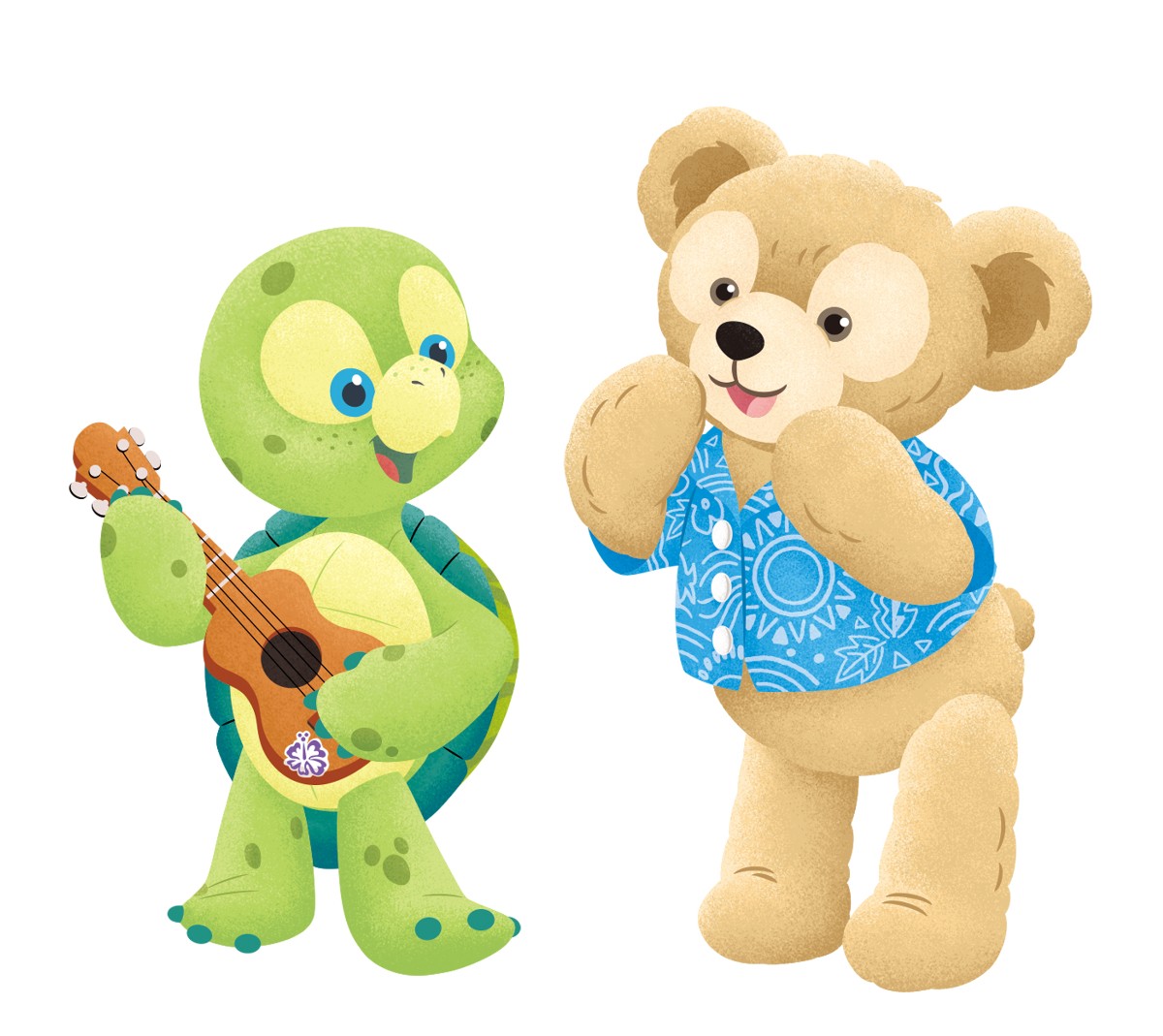 TDS、ダッフィーに新しいカメのお友だち！ 7．1から“オル・メル”の