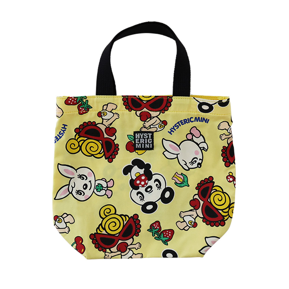 Hystericmini LOVELY FRIENDS総柄 ミニトート 64；イエロー系 15184409