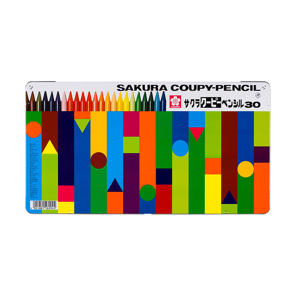 クーピーペンシル30色（缶入り）｜クーピーペンシル｜クーピー