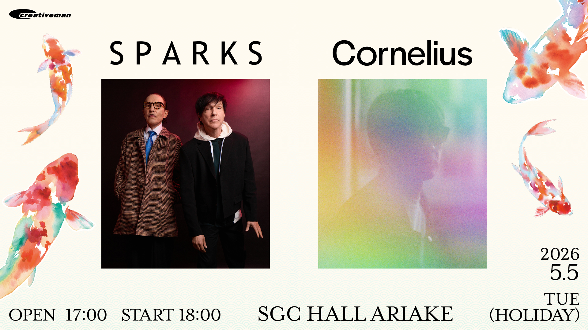SPARKS・Cornelius | スパークス コーネリアスによるダブル・ヘッド