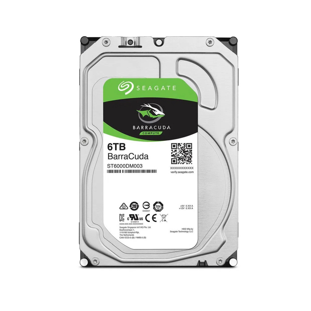 HD Interno 6TB Seagate ST6000DM003 3,5” (polegadas) 5.400RPM 256MB