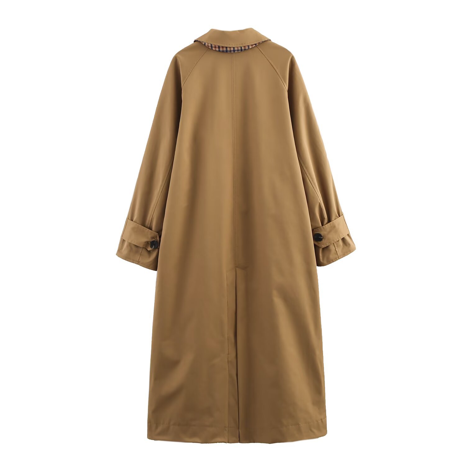 Gun club check reversible long lapel style long coat ガンクラブ