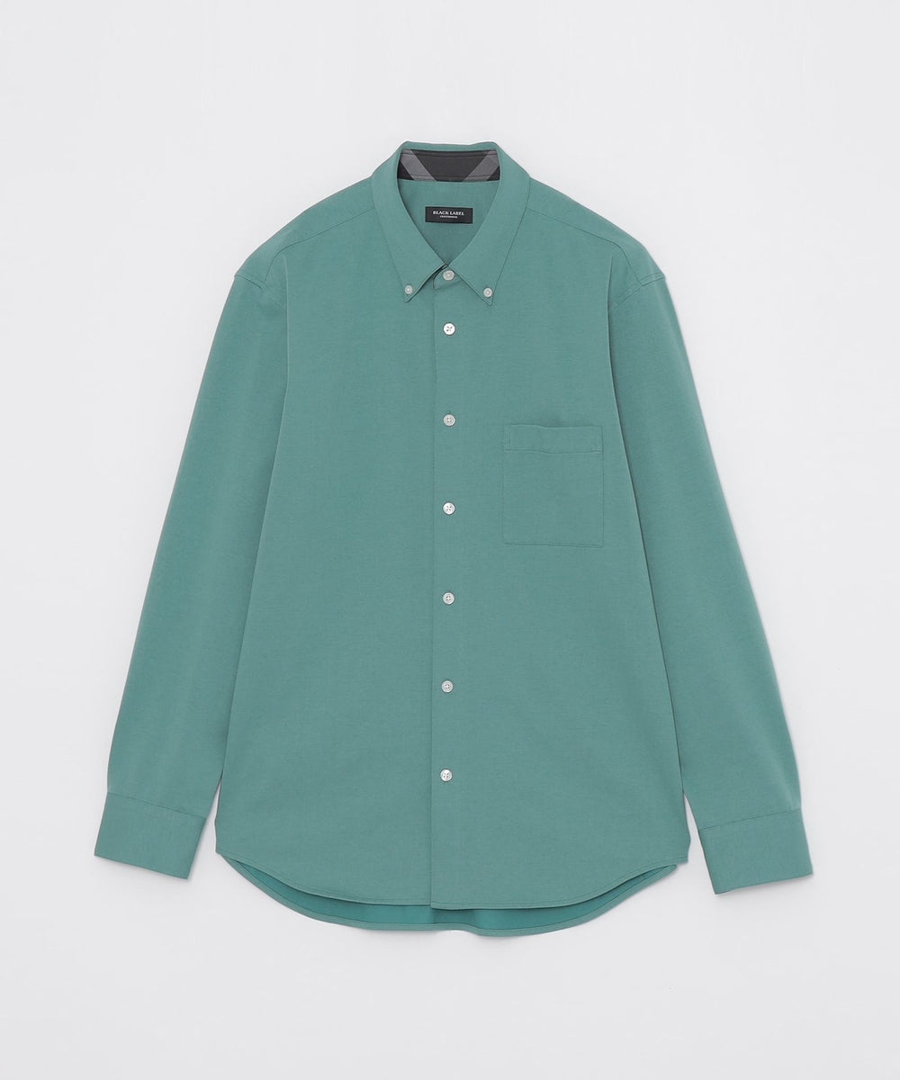 マーセライズプレーティングシャツ（カジュアルシャツ）｜BLACK LABEL
