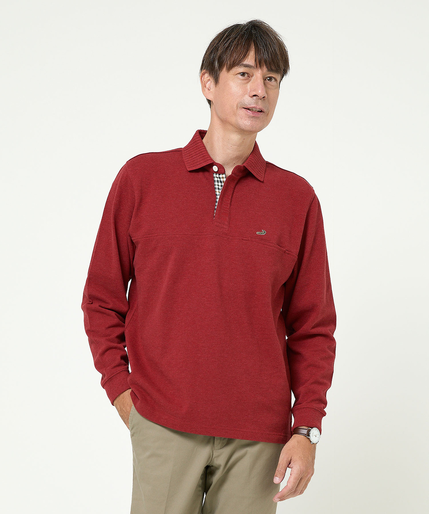 メンズ クロコダイルタータン ポロシャツ通販 [1602-25218