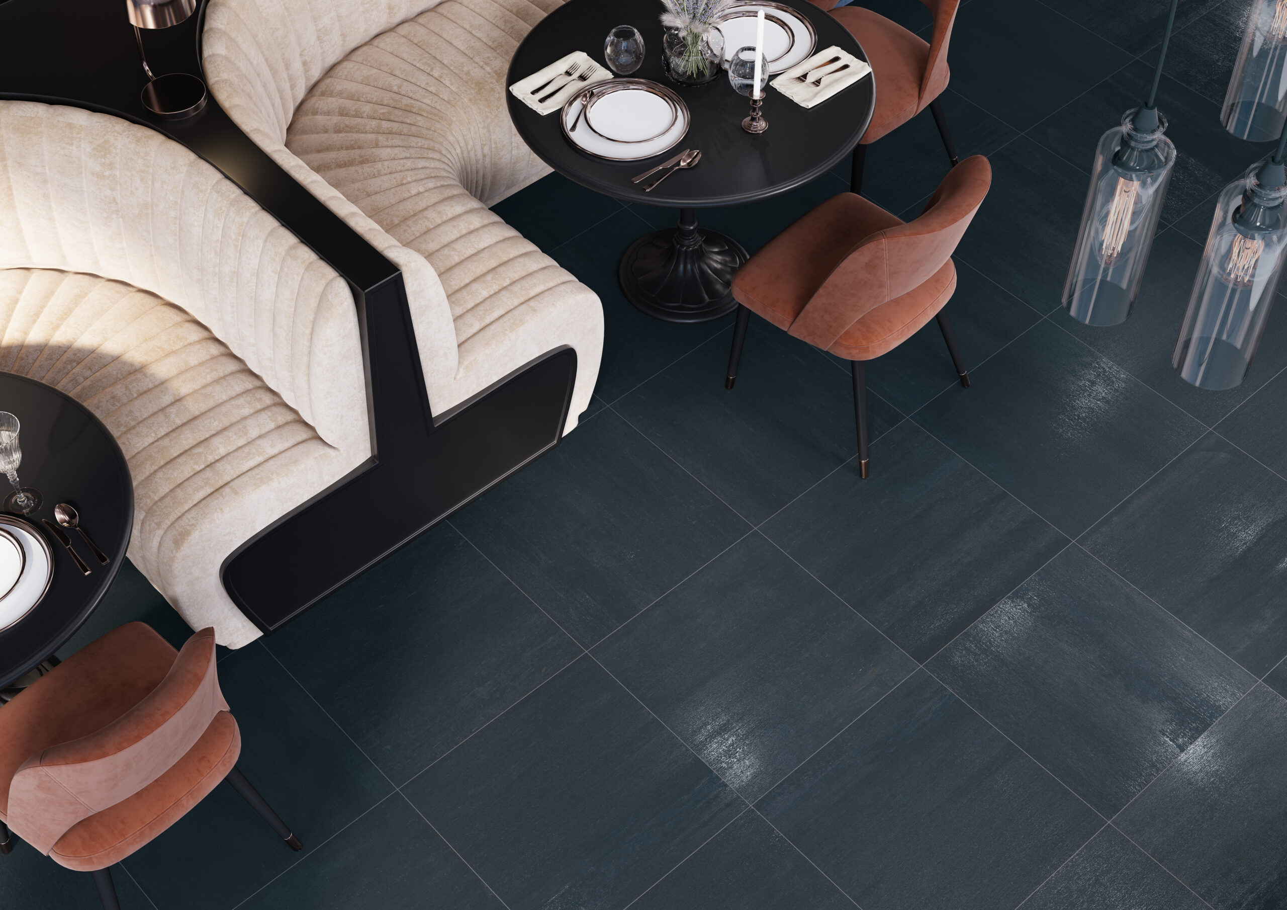 NVM GRAPHITE BLACK 2X2 MOS - Crossville® Tile