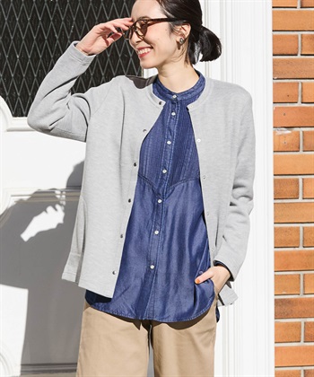 ダブルフェイスカーディガン DECOY｜クロスプラス公式通販サイト