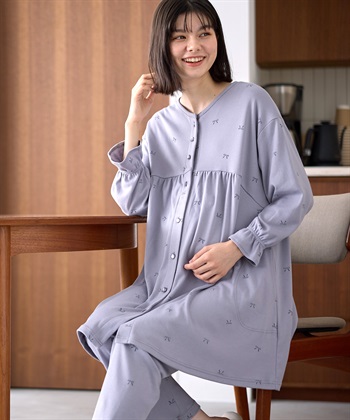 T/Cスムースリボン柄パジャマ Rosemadame｜クロスプラス公式通販サイト