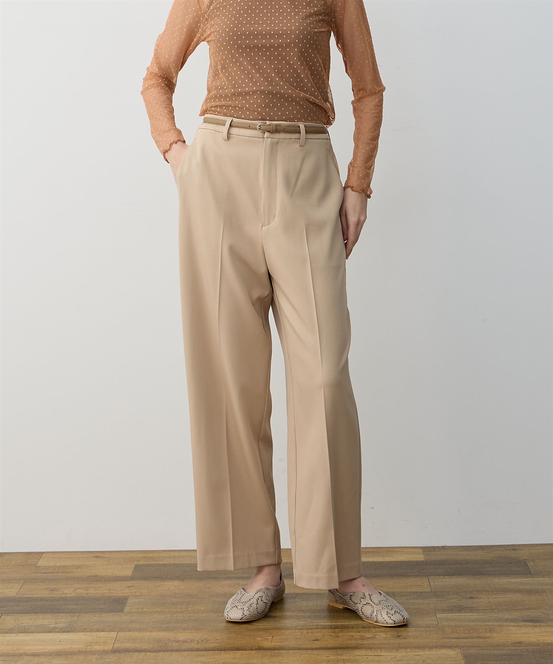 3Dワイドパンツ LE SOUK HOLIDAY｜クロスプラス公式通販サイト