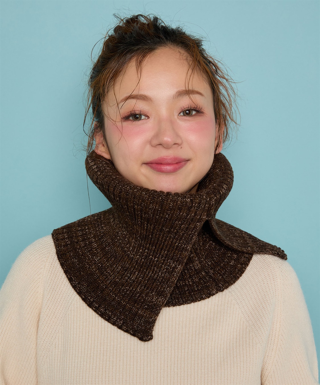 Yoki】ニットハイネックウォーマー Life Style by cross marche