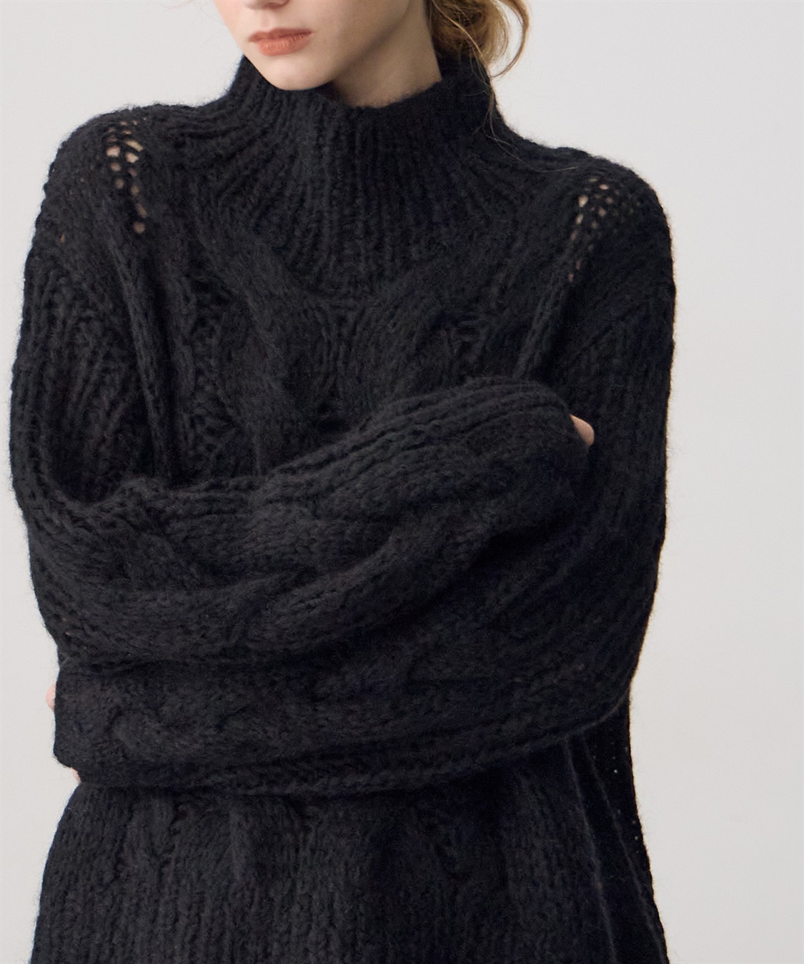 ケーブル編みハイネックニット ATSURO TAYAMA｜クロスプラス公式通販サイト