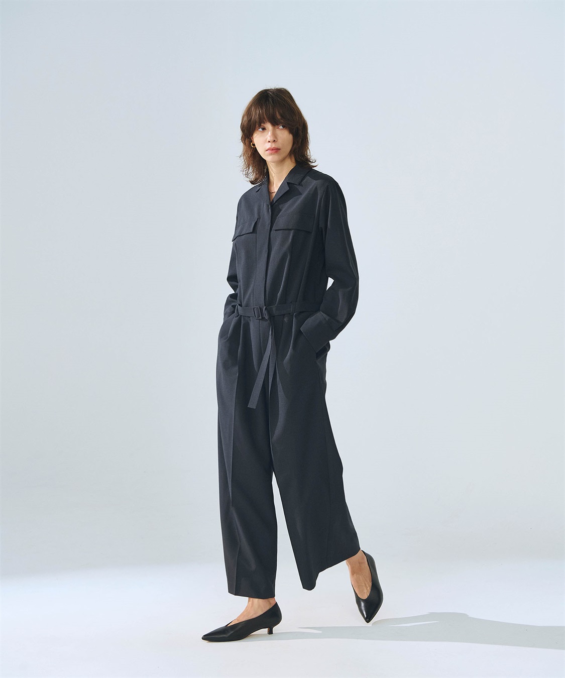 ウォシャブルテーラードカラーオールインワン【CLEAN MOTION】 N.O.R.C