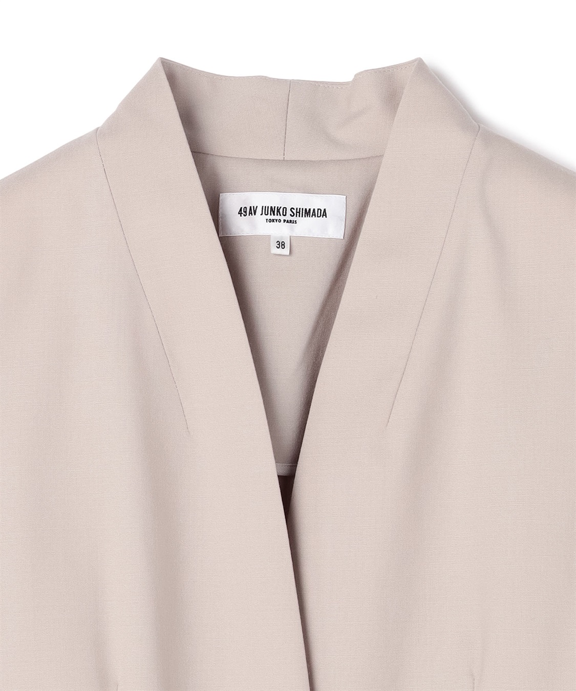 ノーカラーウールジャケット【展開店舗限定商品】 49AV JUNKO SHIMADA