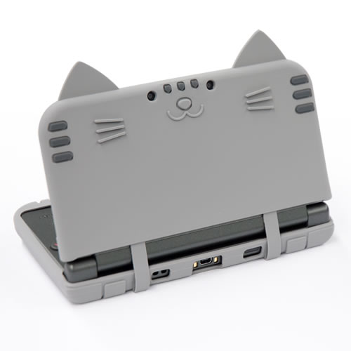 CYBER・シリコンカバー ねこにゃん DX（New 3DS LL用）｜サイバー