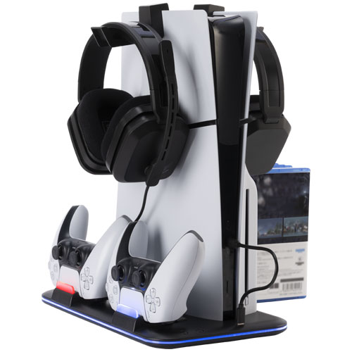 CYBER・冷却ファン付き多機能スタンド（PS5 slim専用）｜サイバー