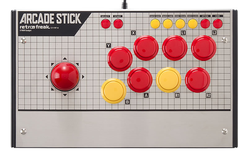 レトロフリーク用アーケードスティック｜サイバーガジェット