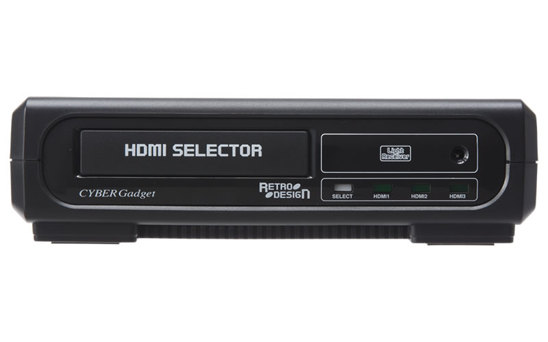 CYBER・レトロデザインHDMIセレクター2 3in1｜サイバーガジェット