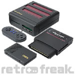 レトロフリーク メガブラック（ギアコンバーターセット）｜サイバー