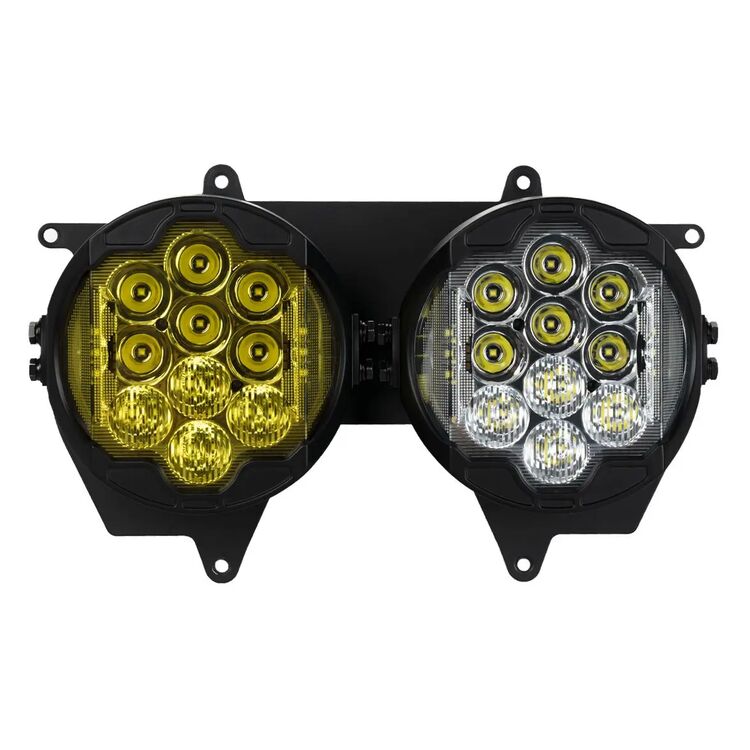 HogWorkz Sabertooth Performance LED Headlight For Harley Road